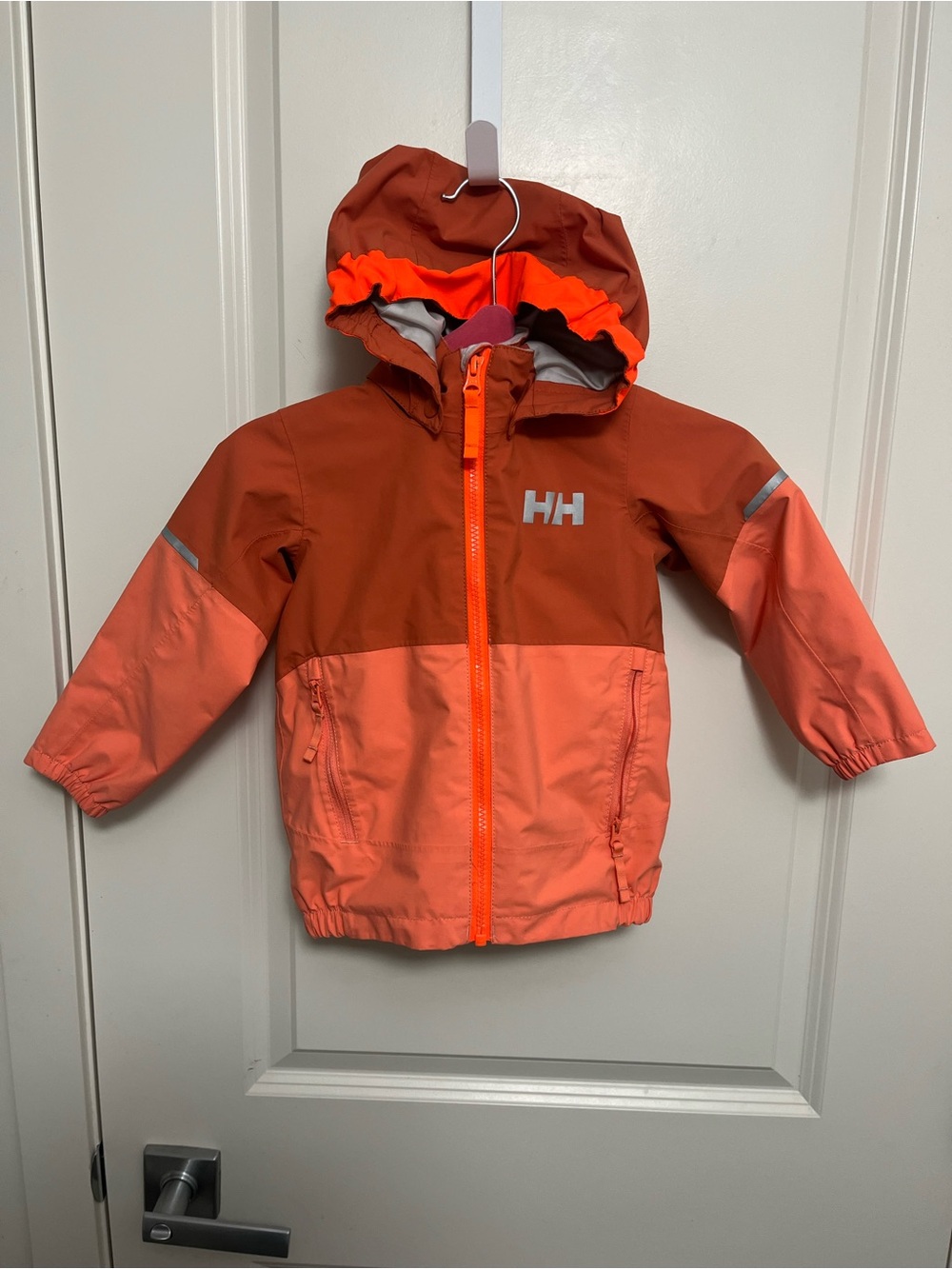 Helly Hansen Toddler Kids' Orange Shelter 2.0 Jacket in size 92/2